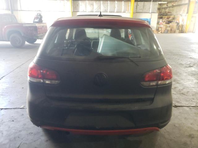 WVWBM7AJ1CW243136 - 2012 VOLKSWAGEN GOLF BLACK photo 6