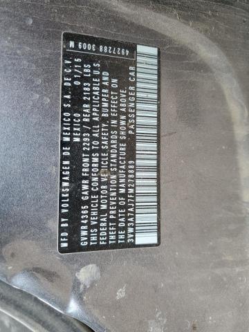 3VW3A7AJ7FM278889 - 2015 VOLKSWAGEN JETTA TDI Синій фото 12