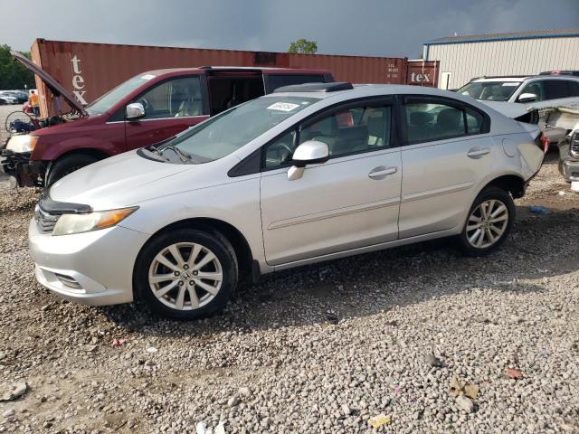 2HGFB2F92CH506033 - 2012 HONDA CIVIC EXL 灰色 照片 1