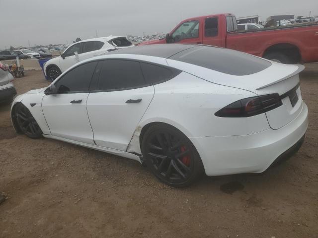 5YJSA1E66PF521633 - 2023 TESLA MODEL S Белый фото 2