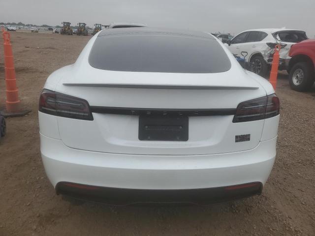 5YJSA1E66PF521633 - 2023 TESLA MODEL S Белый фото 6