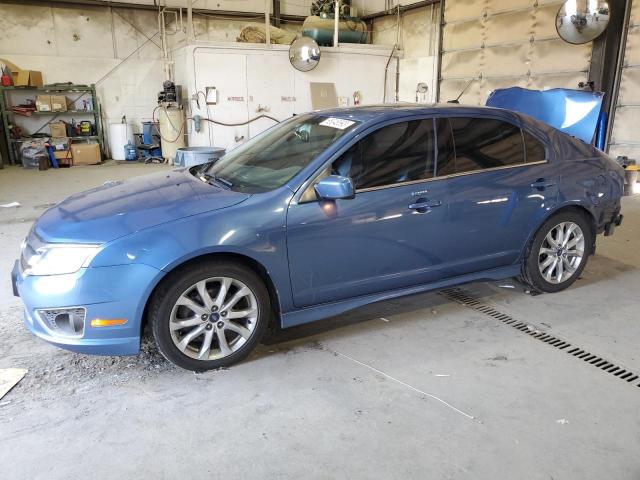 3FAHP0DC4AR367395 - 2010 FORD FUSION SPORT BLUE photo 1