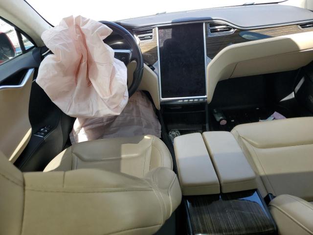 5YJSA1E20GF124013 - 2016 TESLA MODEL S أحمر صورة 8