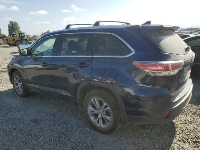 5TDJKRFHXFS212832 - 2015 TOYOTA HIGHLANDER XLE Mavi foto 2