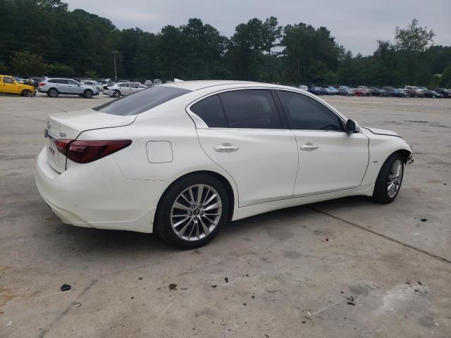 JN1EV7AP9JM590191 - 2018 INFINITI Q50 LUXE WHITE photo 3