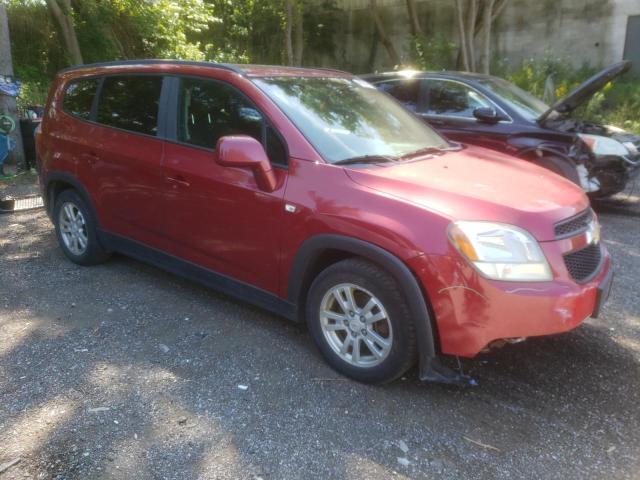 KL77P2EM1CK587025 - 2012 CHEVROLET ORLANDO LT RED photo 4