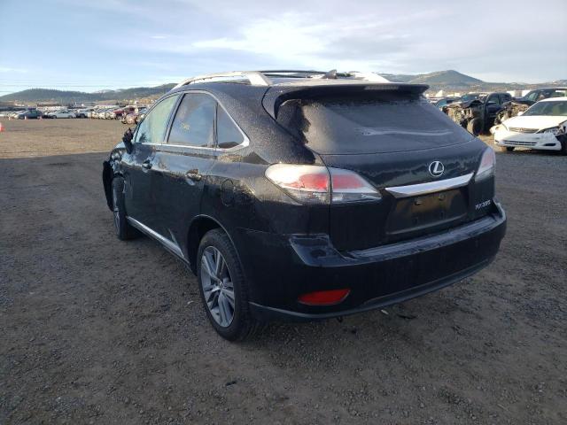 2T2BK1BA4FC333651 - 2015 LEXUS RX 350 BASE BLACK photo 3