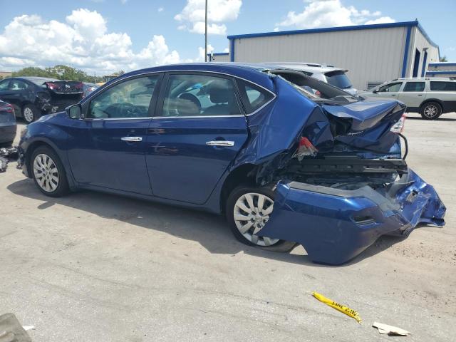 3N1AB7AP8KY386083 - 2019 NISSAN SENTRA S BLUE photo 2