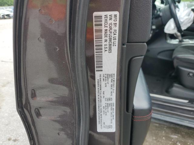 1C4RJFLG8MC869823 - 2021 JEEP GRAND CHER TRAILHAWK ნაცრისფერი ფოტო 13