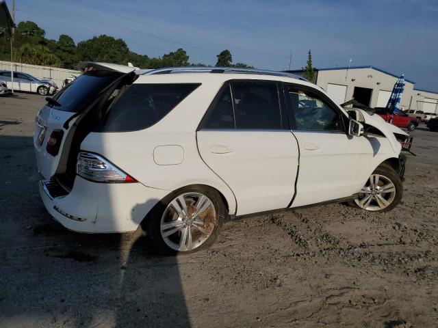 4JGDA5HB0FA511966 - 2015 MERCEDES-BENZ ML 350 4MATIC WHITE photo 3