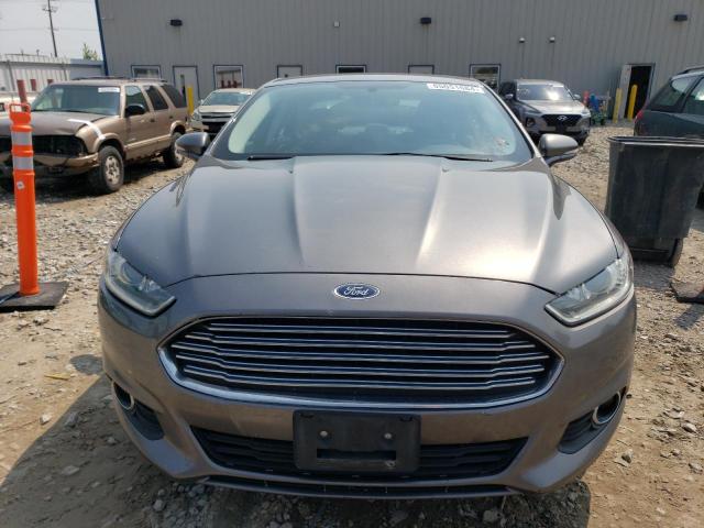 3FA6P0H7XER134115 - 2014 FORD FUSION SE GRAY photo 5