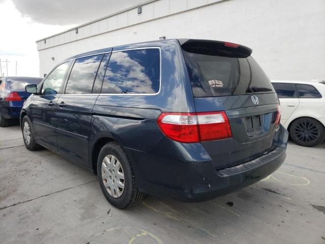 5FNRL38205B111579 - 2005 HONDA ODYSSEY LX GRAY photo 3