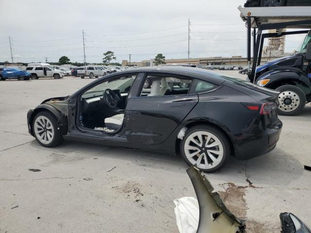 5YJ3E1EB2NF115268 - 2022 TESLA MODEL 3 أسود صورة 2