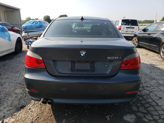 WBANU53578C112316 - 2008 BMW 528 I GRAY photo 6