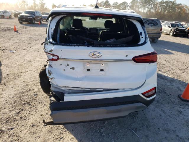 5NMS23AD8KH043851 - 2019 HYUNDAI SANTA FE SE WHITE photo 6