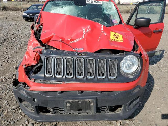 ZACCJAAW9GPE11954 - 2016 JEEP RENEGADE SPORT RED photo 12