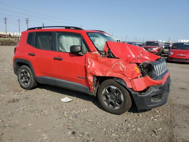 ZACCJAAW9GPE11954 - 2016 JEEP RENEGADE SPORT RED photo 4