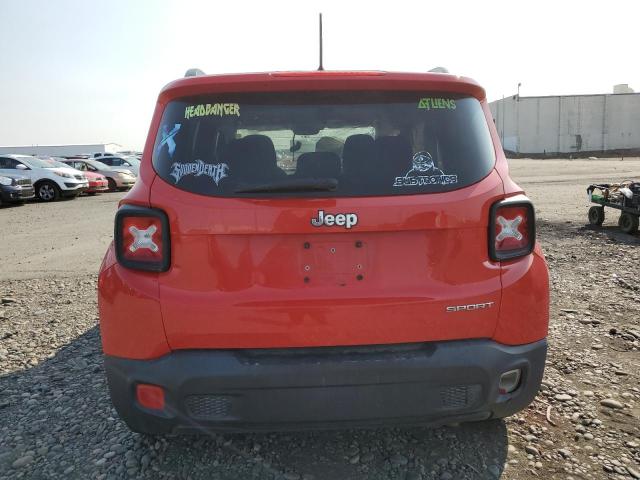 ZACCJAAW9GPE11954 - 2016 JEEP RENEGADE SPORT RED photo 6