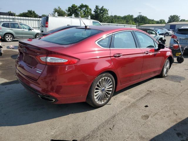 3FA6P0K92FR108751 - 2015 FORD FUSION TITANIUM RED photo 3