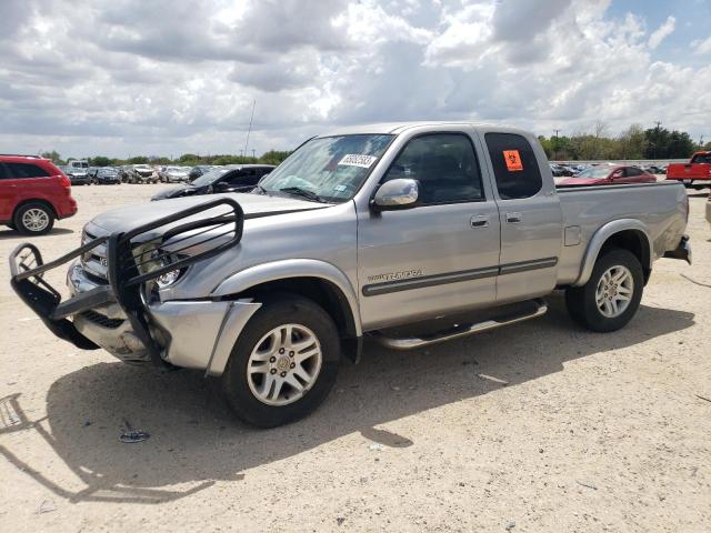 5TBRT34124S450876 - 2004 TOYOTA TUNDRA ACCESS CAB SR5 SILVER photo 1