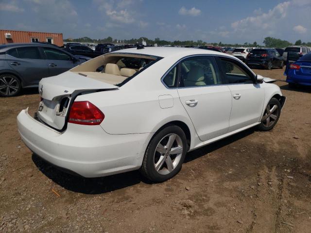 1VWBP7A39CC044634 - 2012 VOLKSWAGEN PASSAT SE WHITE photo 3