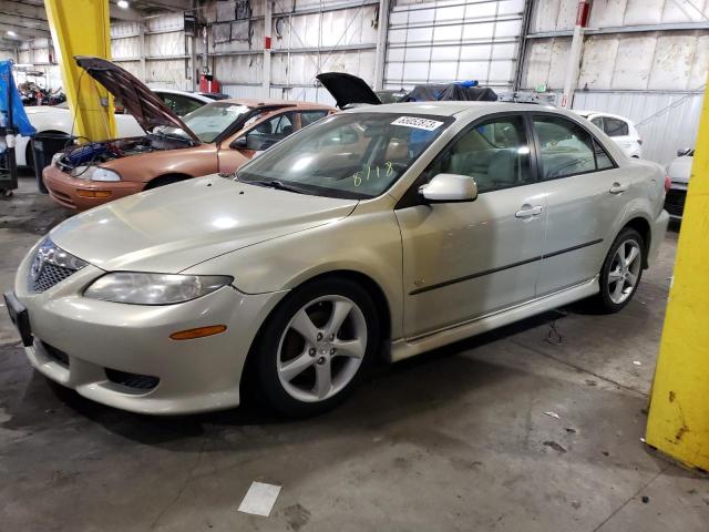 1YVFP80D445N53552 - 2004 MAZDA 6 S BEIGE photo 1