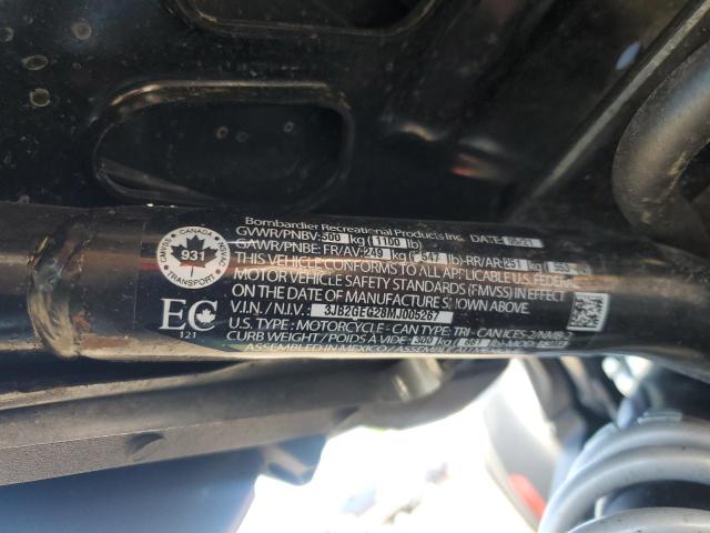 3JB2GEG28MJ005267 - 2021 CAN-AM RYKER RALLY EDITION TWO TONE photo 10