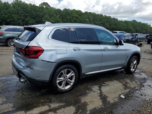 5UXTY3C06M9E67669 - 2021 BMW X3 SDRIVE30I SILVER photo 3