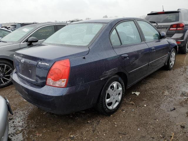 KMHDN46D95U177601 - 2005 HYUNDAI ELANTRA GLS BLUE photo 4