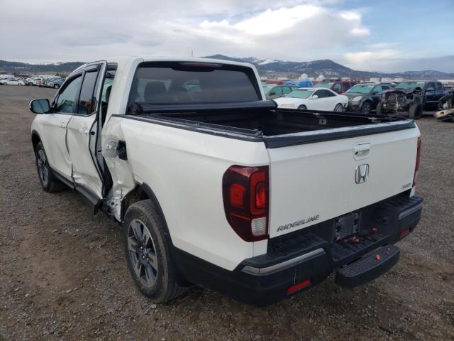 5FPYK3F64JB002760 - 2018 HONDA RIDGELINE RTL WHITE photo 3