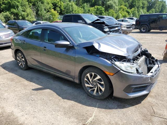 19XFC2F7XHE078189 - 2017 HONDA CIVIC EX GRAY photo 4