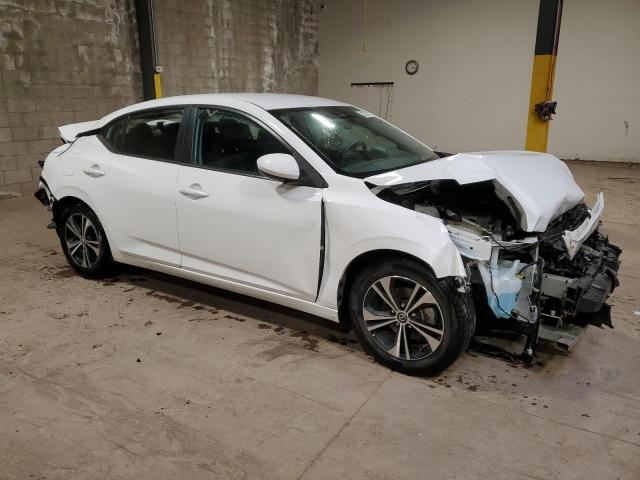 3N1AB8CV6MY267968 - 2021 NISSAN SENTRA SV WHITE photo 4