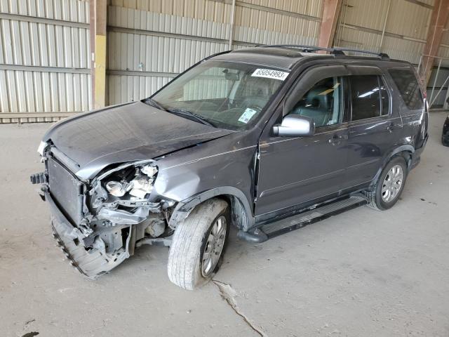 JHLRD78916C017536 - 2006 HONDA CR-V SE GRAY photo 1