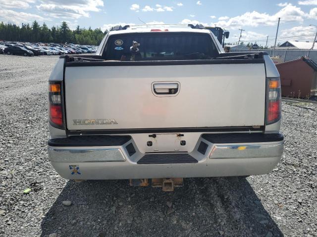 2HJYK165X8H000399 - 2008 HONDA RIDGELINE RTL SILVER photo 6