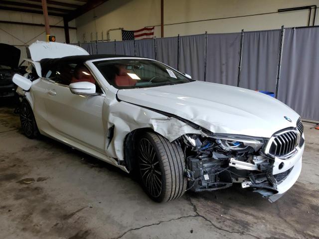 WBAFY4C02MCG01002 - 2021 BMW M850XI WHITE photo 4