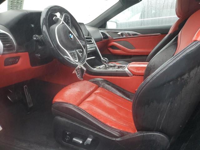 WBAFY4C02MCG01002 - 2021 BMW M850XI WHITE photo 7