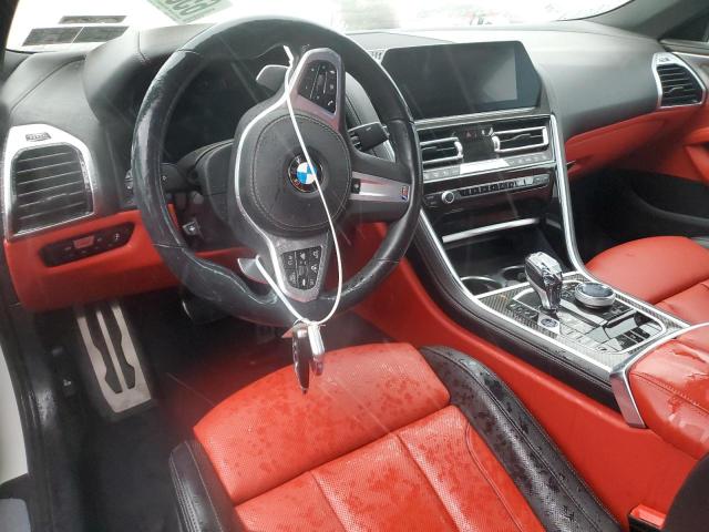 WBAFY4C02MCG01002 - 2021 BMW M850XI WHITE photo 8