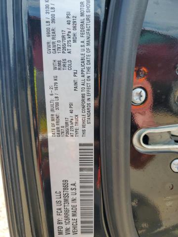 1C6RR6FT3MS578659 - 2021 RAM 1500 CLASS TRADESMAN შავი ფოტო 12