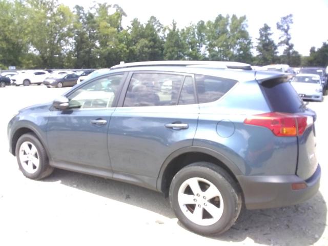 JTMWFREV5ED038597 - 2014 TOYOTA RAV4 XLE BLUE photo 2