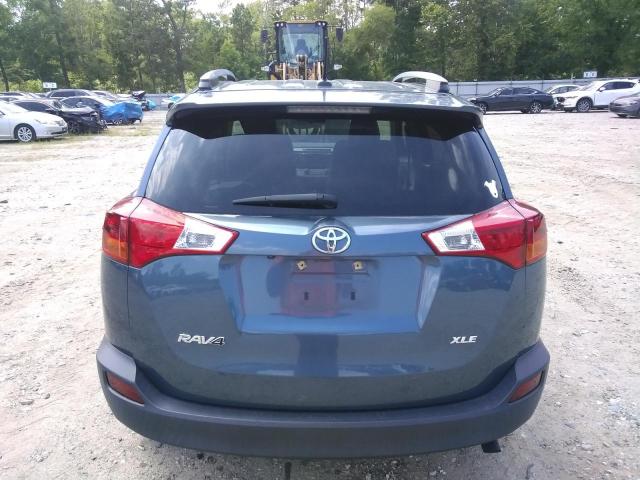 JTMWFREV5ED038597 - 2014 TOYOTA RAV4 XLE BLUE photo 6