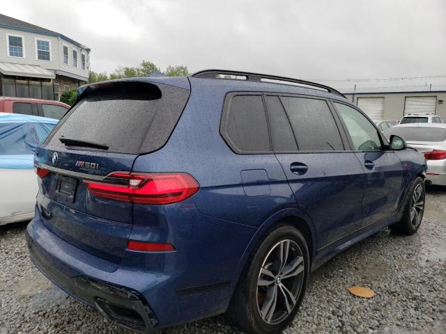 5UXCX6C0XM9H05141 - 2021 BMW X7 M50I BLUE photo 3