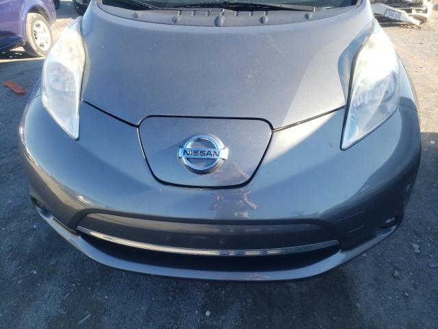 1N4AZ0CP7FC335109 - 2015 NISSAN LEAF S GRAY photo 9