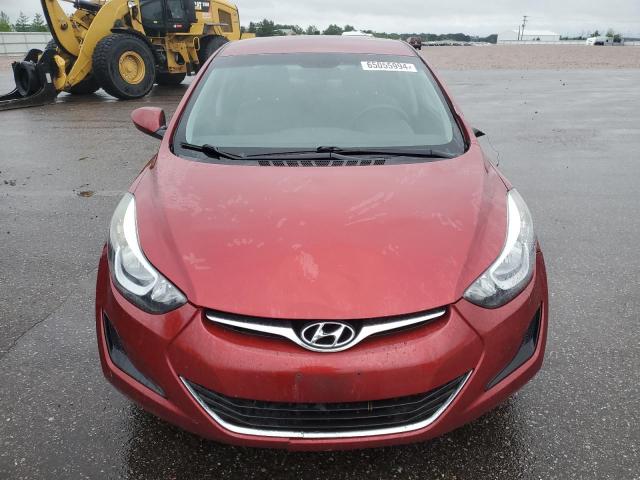 5NPDH4AE0FH646758 - 2015 HYUNDAI ELANTRA SE BURGUNDY photo 5