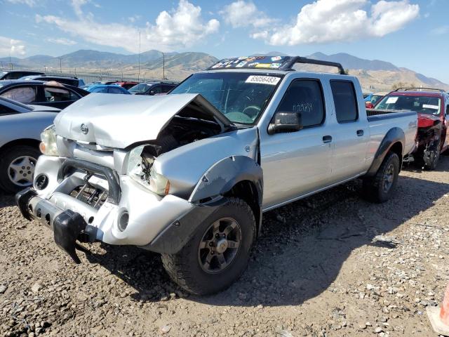 1N6ED29Y74C461020 - 2004 NISSAN FRONTIER CREW CAB XE V6 GRAY photo 1