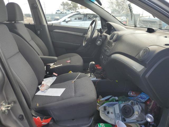 KL1TD5DEXAB126433 - 2010 CHEVROLET AVEO LS ნაცრისფერი ფოტო 5