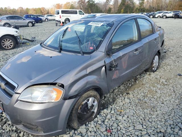 KL1TD5DEXAB126433 - 2010 CHEVROLET AVEO LS GRAY photo 9