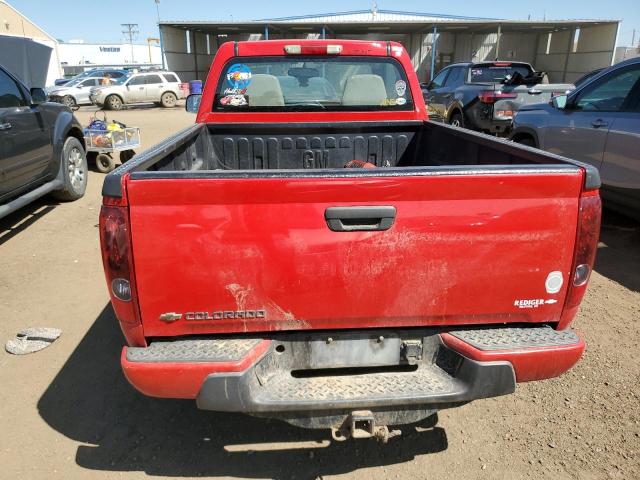 1GCDT14E798123605 - 2009 CHEVROLET COLORADO RED photo 6