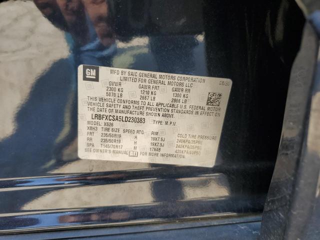 LRBFXCSA5LD230383 - 2020 BUICK ENVISION ESSENCE BLACK photo 13