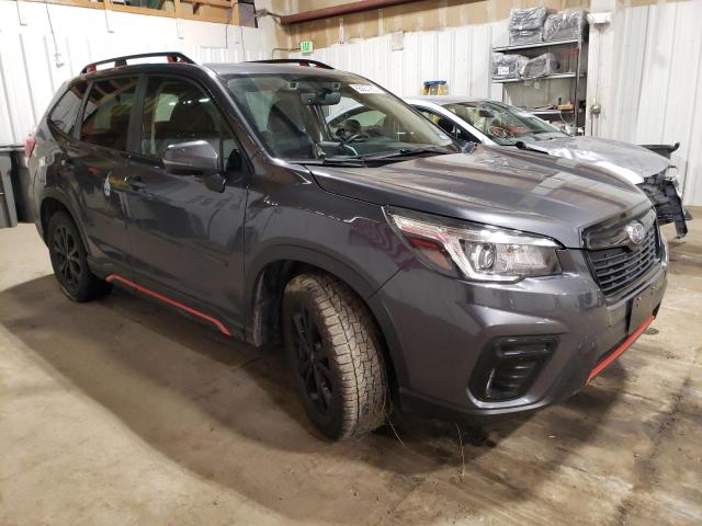 JF2SKALC2LH543582 - 2020 SUBARU FORESTER SPORT GRAY photo 4