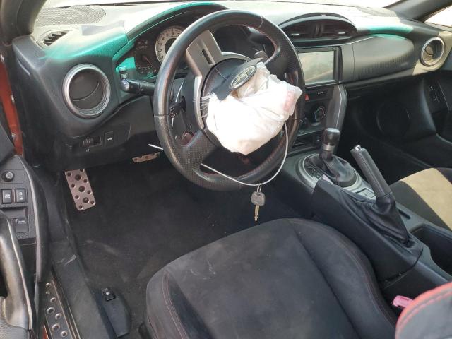 JF1ZNAA14D2707463 - 2013 TOYOTA SCION FR-S ნარინჯისფერი ფოტო 8